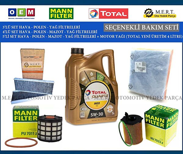 M.E.R.T. OTOMOTİV-YEDEK PARÇA Filtre Setleri