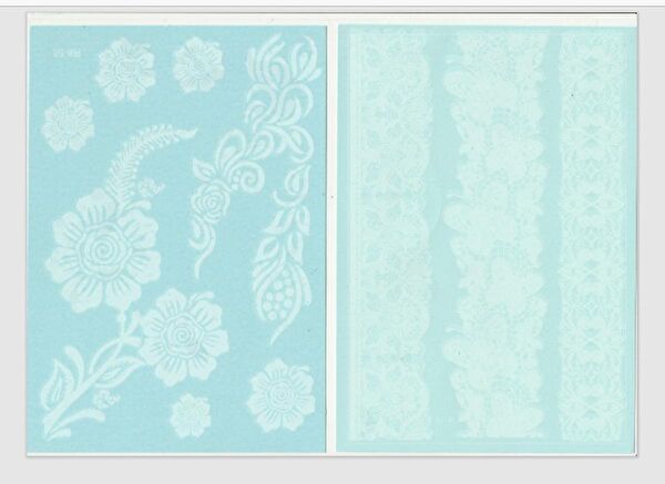 Endeks Ticaret Geçici Dövme, Şablonları