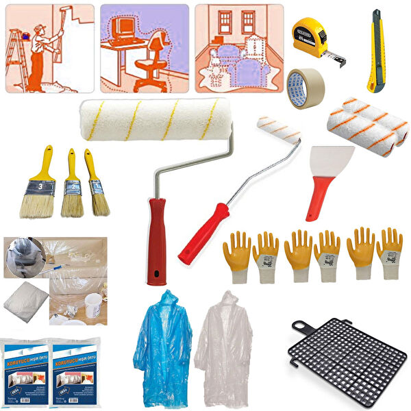 Hesaplı Hırdavat Boya Fırçası, Boya Rulosu