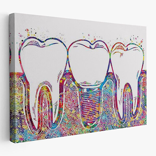 Harita Sepeti Kanvas Tablo