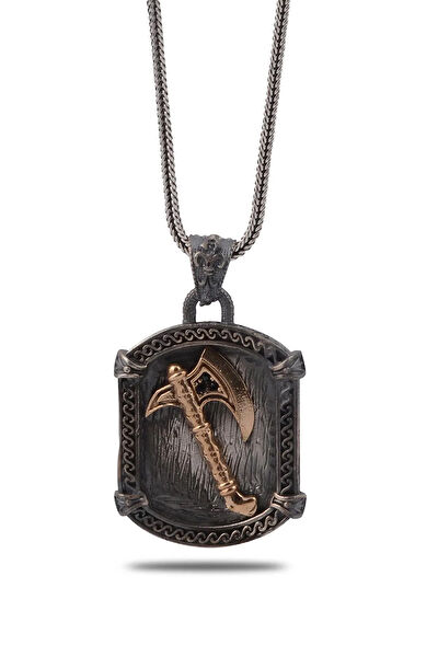 OSMANLI GÜMÜŞ Kolye, Zincir, Künye