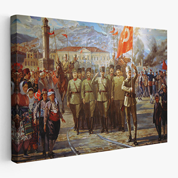 Harita Sepeti Kanvas Tablo