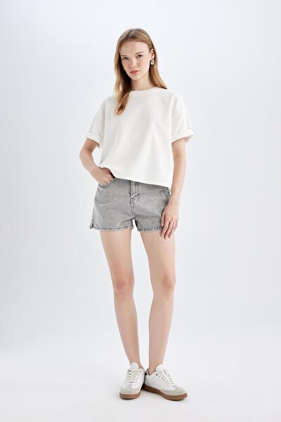 DeFacto Kadın Şort, Bermuda, Kapri