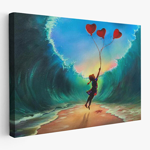 Harita Sepeti Kanvas Tablo