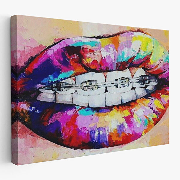 Harita Sepeti Kanvas Tablo