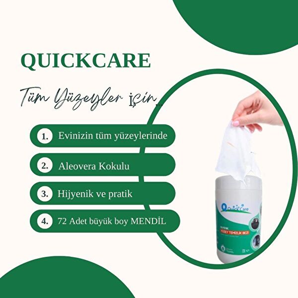 QUICKCARE Cam, Parlak Yüzey Temizleyiciler