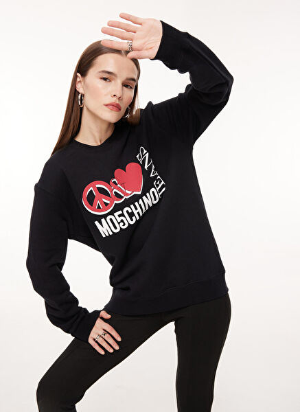 Moschino Jeans Kadın Sweatshirt