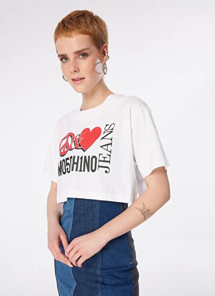 Moschino Jeans Kadın Tişört