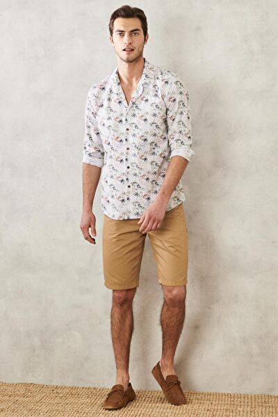 AC&Co / Altınyıldız Classics Erkek Şort, Bermuda, Kapri