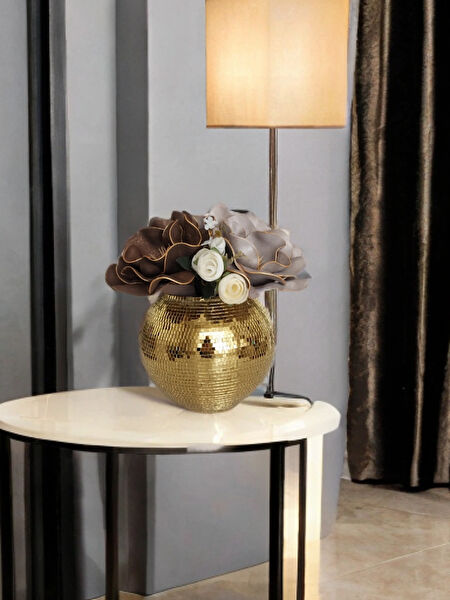 Işıltı Home Design Vazo, Saksı