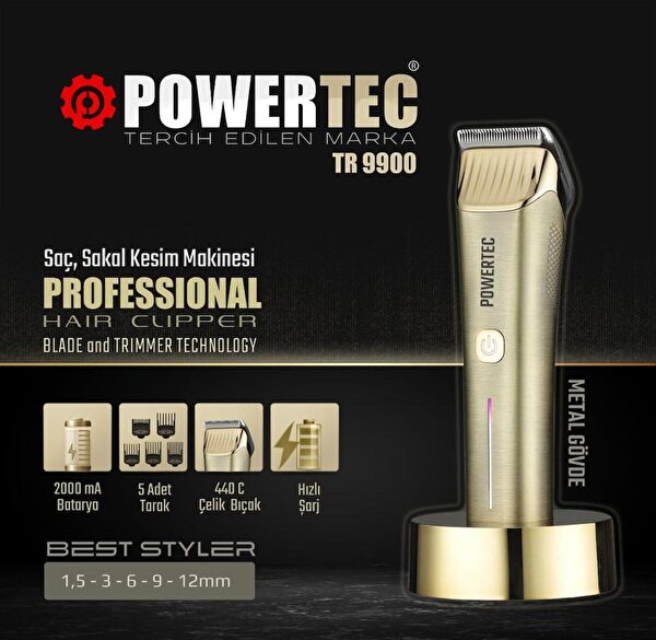 Powertec Tıraş Makinesi