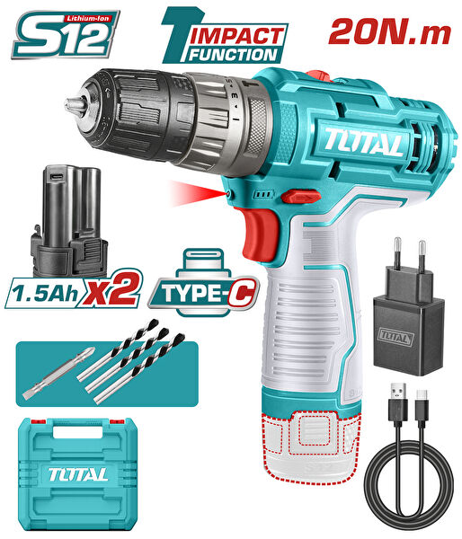 Total Akülü Vidalama