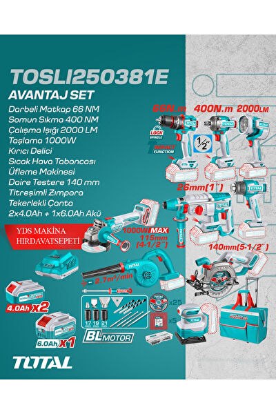 Total Çok Amaçlı Set