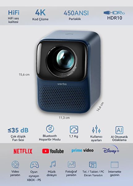 Wanbo Projeksiyon Cihazı