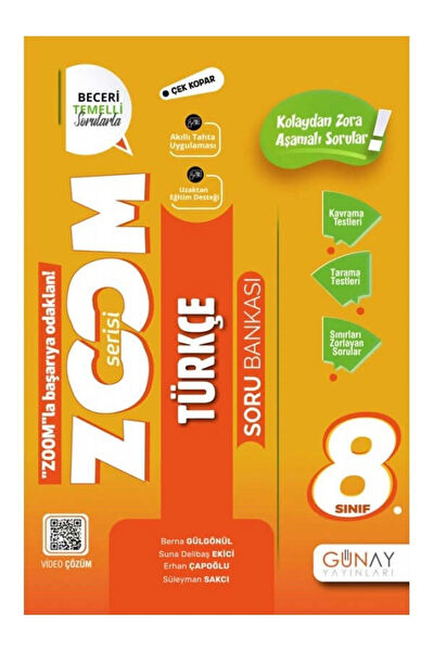 Günay Yayınları Ders ve Yardımcı Kaynak Kitapları