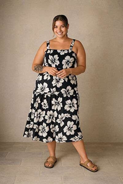 uniq store Büyük Beden Günlük Elbise