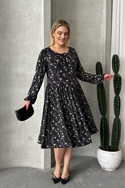 uniq store Büyük Beden Günlük Elbise