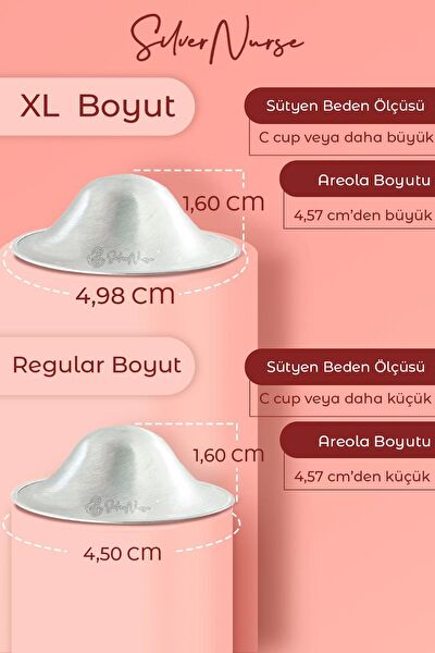 Silvernurse Medikal Göğüs Pedi ve Koruyucuları