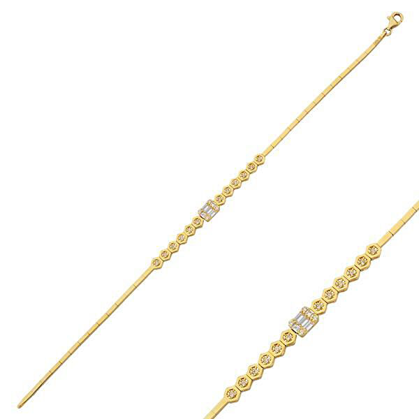 Pirnus Diamond Altın Bileklik