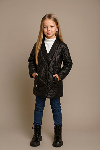 KOKOŞ BEBE Kız Çocuk Mont, Kaban