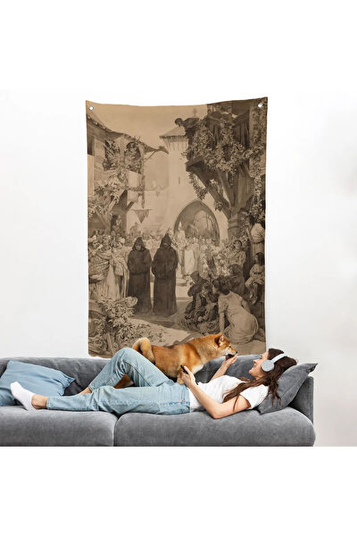 Harita Sepeti Duvar Halısı, Örtüsü