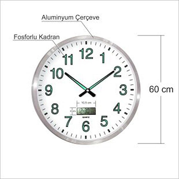 M3 Decorium Dekoratif Duvar Saati