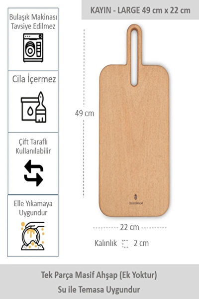 OesteWood Kesme Tahtası