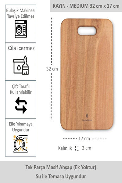 OesteWood Kesme Tahtası