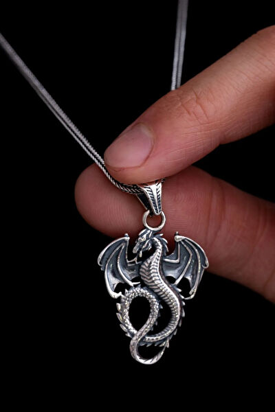 OSMANLI GÜMÜŞ Kolye, Zincir, Künye