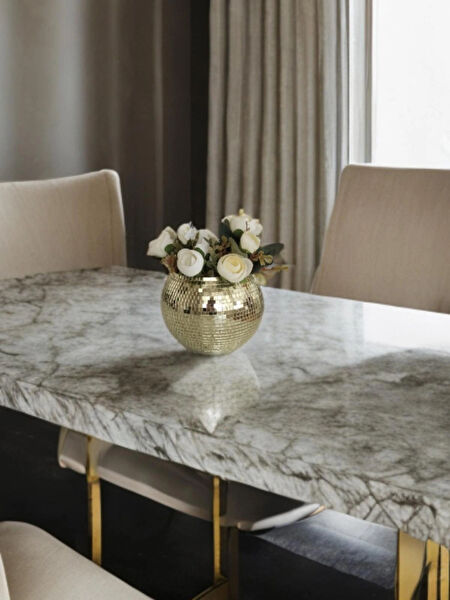 Işıltı Home Design Vazo, Saksı