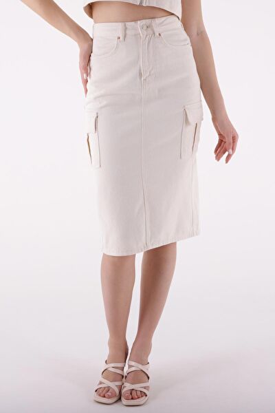 RICHMOST Kadın Kot Etek