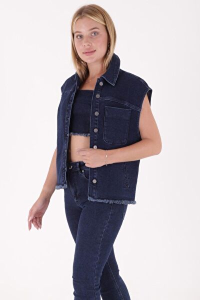 RICHMOST Kadın Kot Ceket