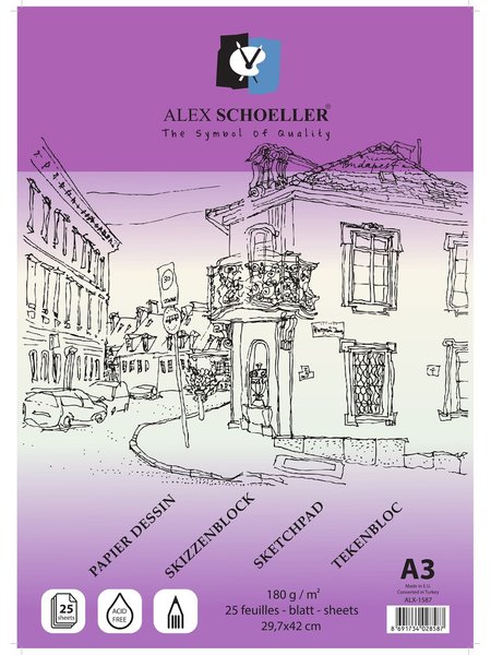 Alex Schoeller Resim Defteri, Kağıtları