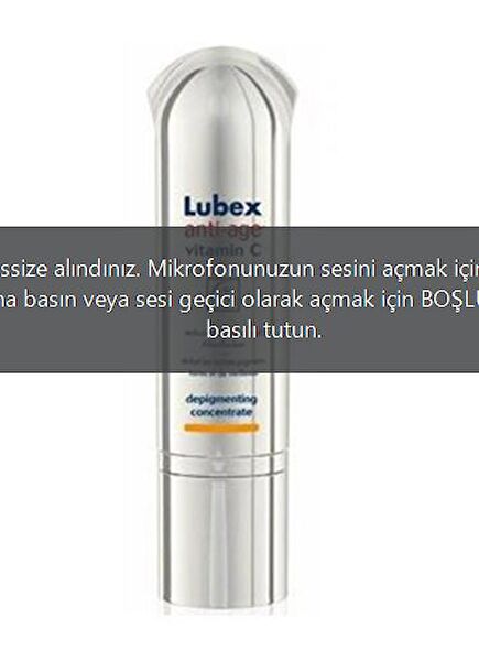 Lubex Yüz Serumları