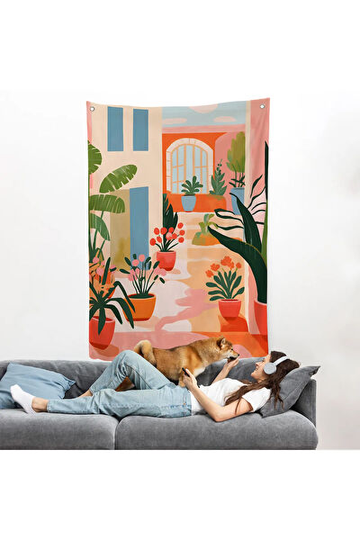 Harita Sepeti Duvar Halısı, Örtüsü