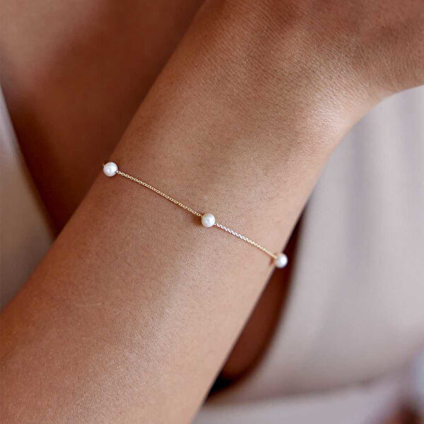 Cherry By Özkonak Altın Bileklik