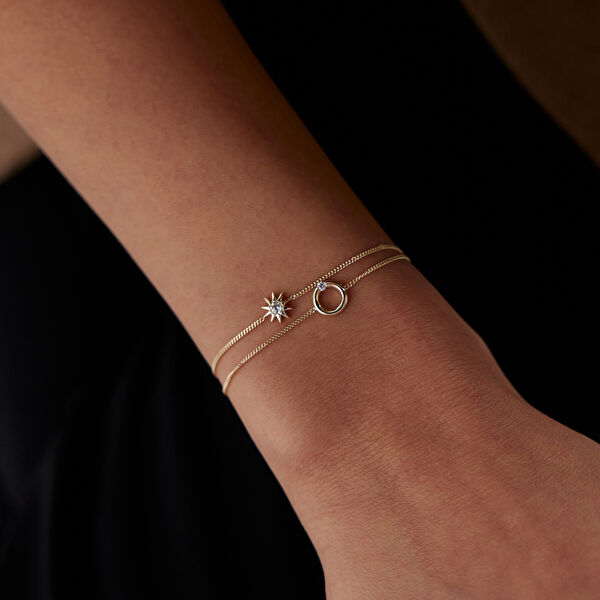 Cherry By Özkonak Altın Bileklik