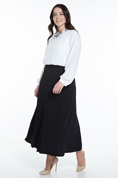 Soralline Büyük Beden Etek