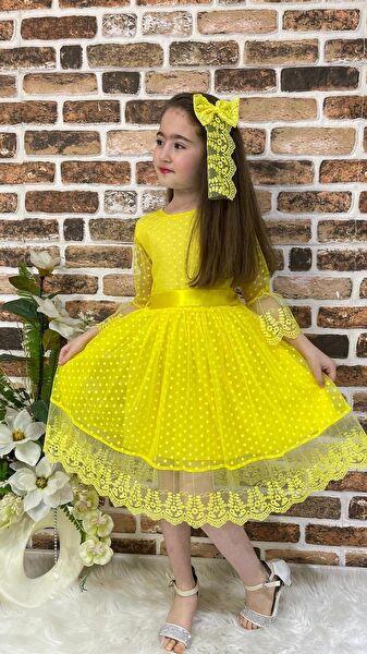 MNK BABY & KİDS Kız Çocuk Elbise