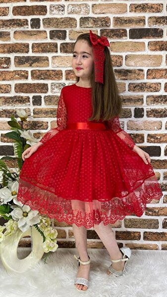 MNK BABY & KİDS Kız Çocuk Elbise