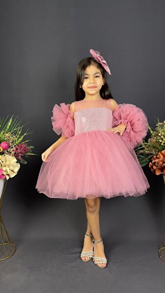 MNK BABY & KİDS Kız Çocuk Elbise