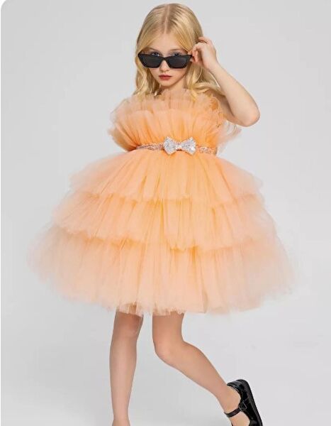 MNK BABY & KİDS Kız Çocuk Abiye Elbise