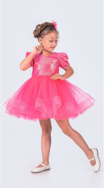 MNK BABY & KİDS Kız Çocuk Elbise