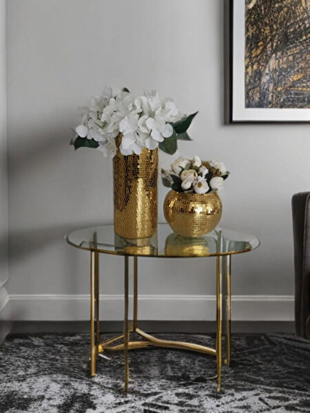 Işıltı Home Design Vazo, Saksı