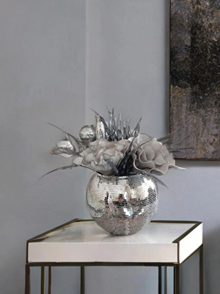 Işıltı Home Design Vazo, Saksı