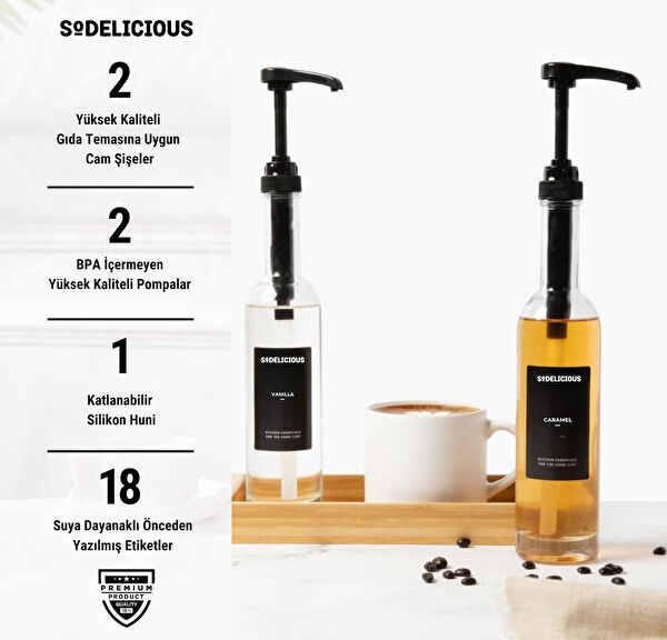 SODELICIOUS COFFEE&TEA Kahve Şurubu