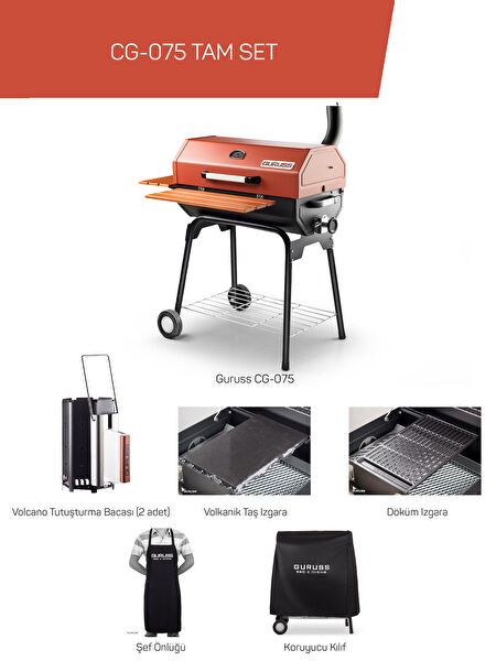 Guruss Kömürlü Mangal