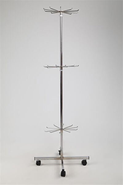 SMR Modern Raf Ahşap ve Çelik Raf Sanayi Ayaklı Askılık