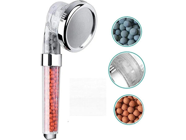 Waterjobs Duş Başlığı, Spirali, Seti