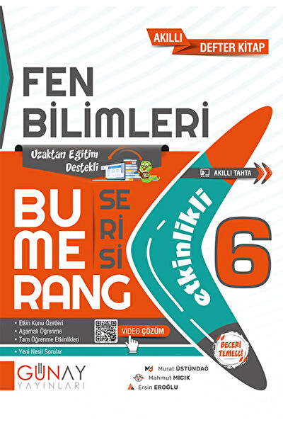 Günay Yayınları Ders ve Yardımcı Kaynak Kitapları